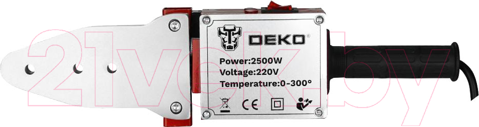 Паяльник для полипропиленовых труб Deko PPWM2500W / 063-4248 (кейс)