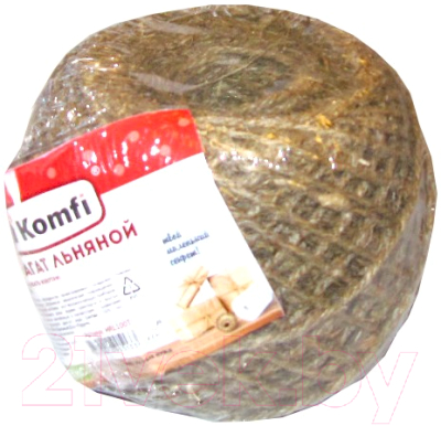 Шпагат хозяйственный Komfi HRL100T Льняной 1250текс (100м)