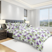 

Комплект постельного белья Amore Mio, Eco Cotton Purple 1.5сп / 25760