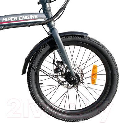 Электровелосипед HIPER Engine HE-FX01 (серый космос)