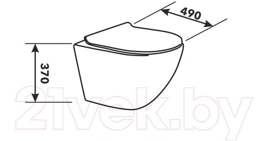 Унитаз подвесной AV Engineering Comfort AVWHR203