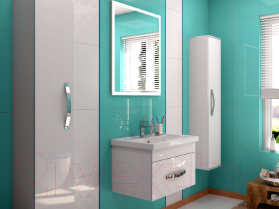 Шкаф-пенал для ванной Какса-А Hilton / 004011