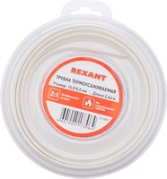 Трубка термоусаживаемая Rexant 29-0051 (2.44м, белый) - 