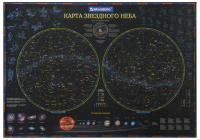 Настенная карта Brauberg Звездное небо и планеты / 112370 - 