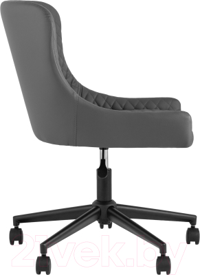 Кресло офисное Stool Group Ститч Хани / MF15F-D X-86 (экокожа серый)