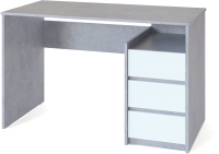 Письменный стол Сокол-Мебель СПм-21 (бетон/белый) - 