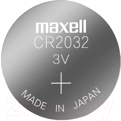 Изображение товара Комплект батареек Maxell CR2032 / 18586300 (5шт)
