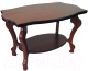 Журнальный столик Мебелик Берже 1 (средне-коричневый) - 