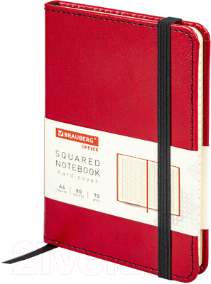 Записная книжка Brauberg Metropolis Office / 113326 (красный)