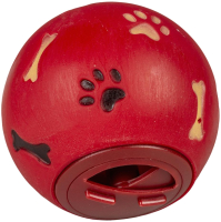 Игрушка для собак Duvo Plus Мяч для лакомств / 13358 (красный) - 