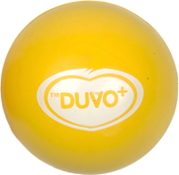 Игрушка для собак Duvo Plus Мяч резиновый / 10154 (желтый) - 