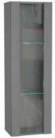 Шкаф навесной НК Мебель Point тип-21 / 71775200 (серый графит) - 