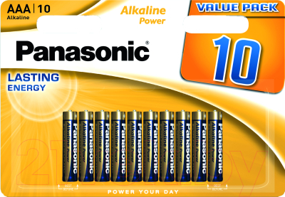Комплект батареек Panasonic Alkaline Power LR03/10BL