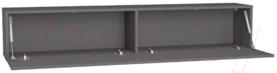 Шкаф навесной НК Мебель Point тип-50 / 71775207 (серый графит)