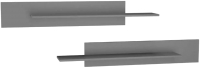 Комплект полок НК Мебель Point / 71775211 (серый графит) - 