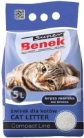 Наполнитель для туалета Super Benek Compact Морской бриз (5л) - 