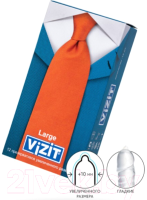 Презервативы Vizit Large Увеличенного размера / 331 (12шт)