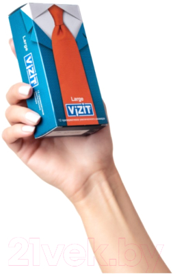 Презервативы Vizit Large Увеличенного размера / 331 (12шт)