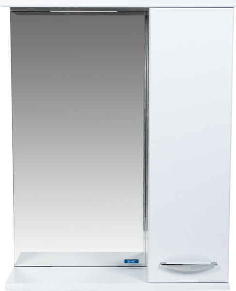 Купить Шкаф с зеркалом для ванной Viant Прага 55 / VPRA55-ZSHR в Гомеле