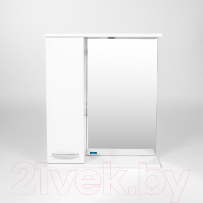 Шкаф с зеркалом для ванной Viant Милан 60 / VMIL60-ZSHL