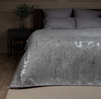 Изображение товара Плед TexRepublic S-мазки TF FNL GY3-SL 1520 / 6542 (серый)