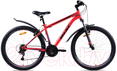 Велосипед AIST Quest 26 2022 (16, красный/синий)