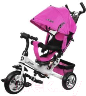 Трехколесный велосипед с ручкой Moby Kids Comfort 10x8 Eva / 641220 (розовый)