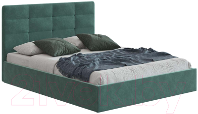 Каркас кровати НК Мебель Соната 140x200 / 72305113 (велюр зеленый)