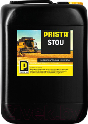 Трансмиссионное масло Prista Stou 10W40 / P060030 (20л)