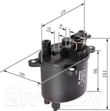 Топливный фильтр Bosch F026402846