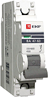 Выключатель автоматический EKF ВА 47-63 1Р 40А (B) PROxima / mcb4763-1-40B-pro - 