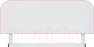 Приставка для стола Polini Kids Для растущей парты боковая / 0001777.69 (55x20, белый/розовый)