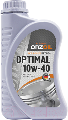 Моторное масло Onzoil SAE 10W40 Optimal SG/CF (900мл)
