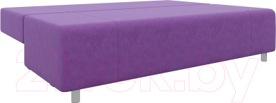 Диван Mebelico Чарли 63 (микровельвет, фиолетовый)