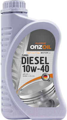 Моторное масло Onzoil SAE 10W40 Turbo Diesel Lux CF-4 (900мл)