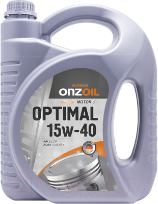 Моторное масло Onzoil SAE 15W40 Optimal SL (4.5л)