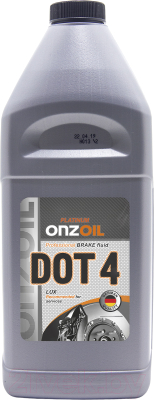 Тормозная жидкость Onzoil DOT 4 Lux (810г)