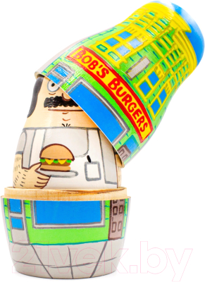 Матрешка сувенирная Брестская Фабрика Сувениров С персонажами американского мультсериала Bob's Burgers 7187