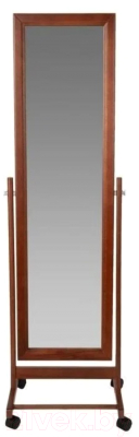 Зеркало Мебелик В 27Н (средне-коричневый)