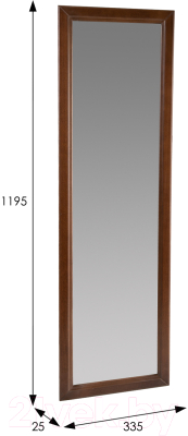 Зеркало Мебелик Селена (средне-коричневый)