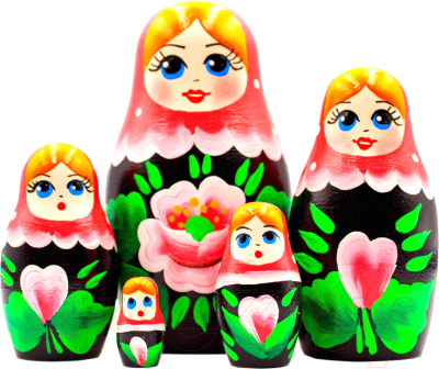 Изображение товара Матрешка сувенирная Брестская Фабрика Сувениров С цветком сакуры 5016