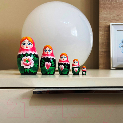 Изображение товара Матрешка сувенирная Брестская Фабрика Сувениров С цветком сакуры 5016