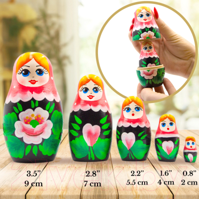 Изображение товара Матрешка сувенирная Брестская Фабрика Сувениров С цветком сакуры 5016