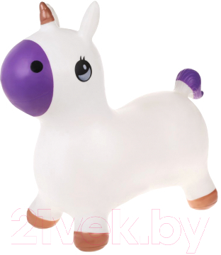 Игрушка-прыгун Moby Kids Единорог / 646735 (белый)