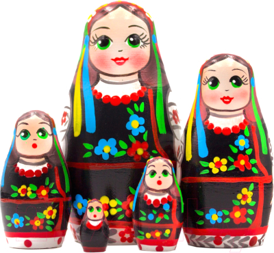 Матрешка сувенирная Брестская Фабрика Сувениров В украинской вышиванке для женщин 5032