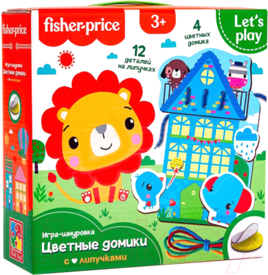 Развивающая игра Vladi Toys Fisher-Price Цветные домики / VT5303-18