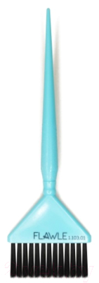 Кисть для окрашивания волос Flawle Широкая 1.103.01 (голубой)