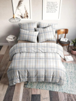 

Комплект постельного белья Ночь нежна, Royal Гарди кофе 1.5 сп 70x70 / 9848-1+603
