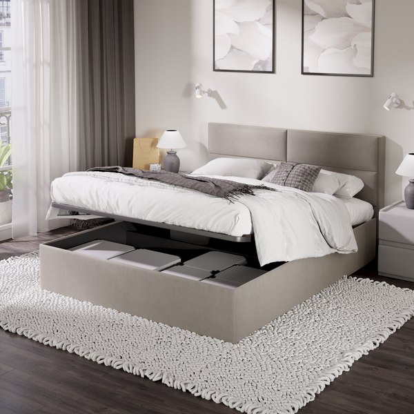 Купить Двуспальная кровать ТриЯ Глосс универсальный тип 1 с ПМ 160x200 в Витебске