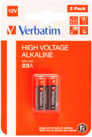 

Комплект батареек Verbatim, 23A (MN21/A23) 12V / 49940